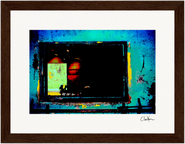 Web of Colors Framed print 15x20 cm / 6x8″ Dark wood frame 43