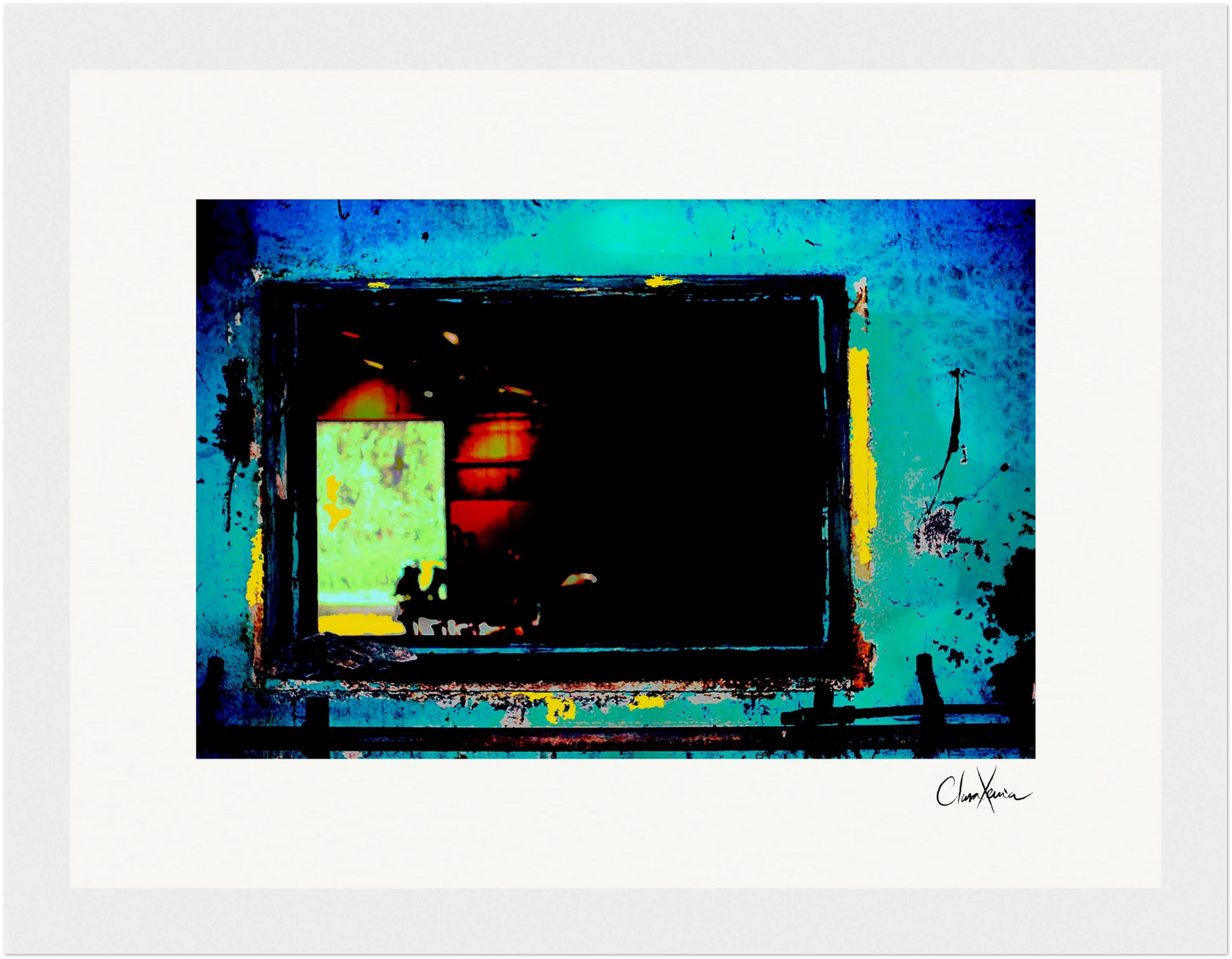 Web of Colors Framed print 15x20 cm / 6x8″ White frame 7