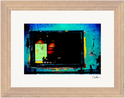 Web of Colors Framed print 15x20 cm / 6x8″ Wood frame 24