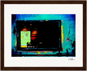 Web of Colors Framed print 20x25 cm / 8x10″ Dark wood frame 44