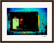Web of Colors Framed print 27x35 cm / 11x14″ Dark wood frame 46