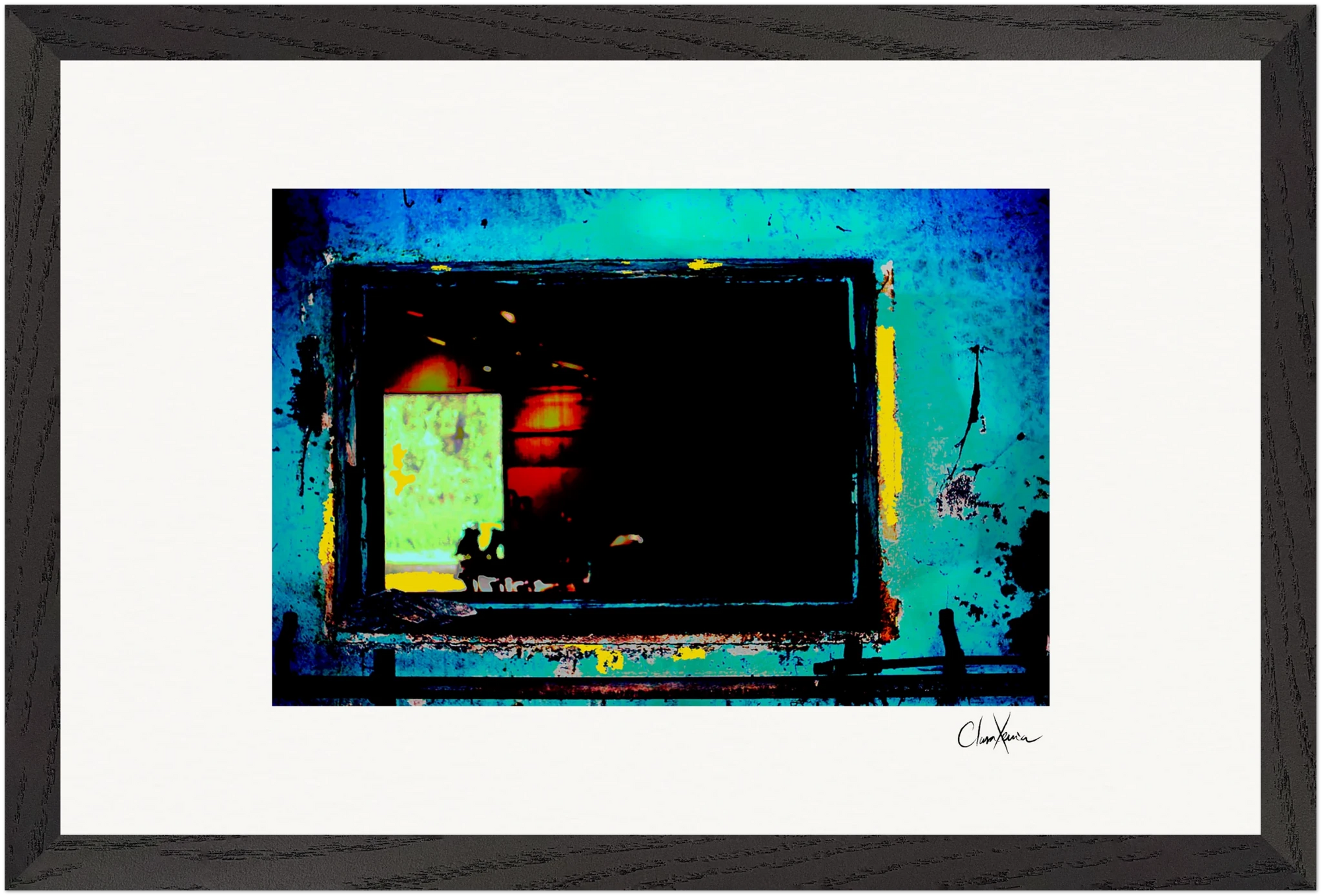 Web of Colors Framed print 28x43 cm / XL (11x17″) Black frame 45
