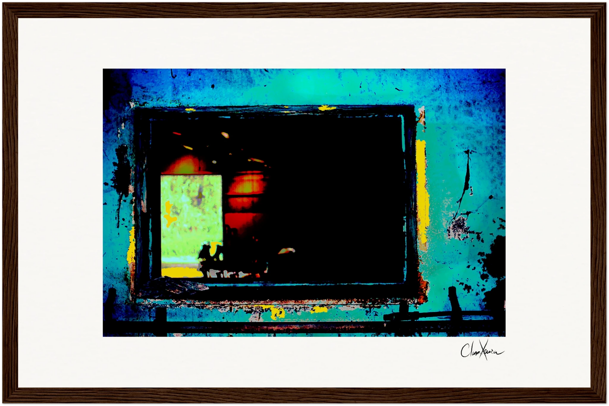 Web of Colors Framed print 28x43 cm / XL (11x17″) Dark wood frame 47