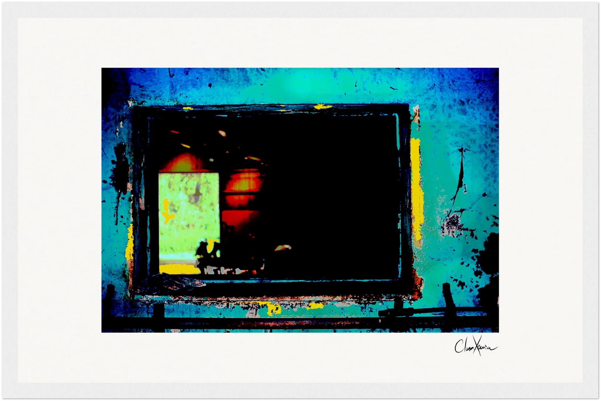 Web of Colors Framed print 28x43 cm / XL (11x17″) White frame 11