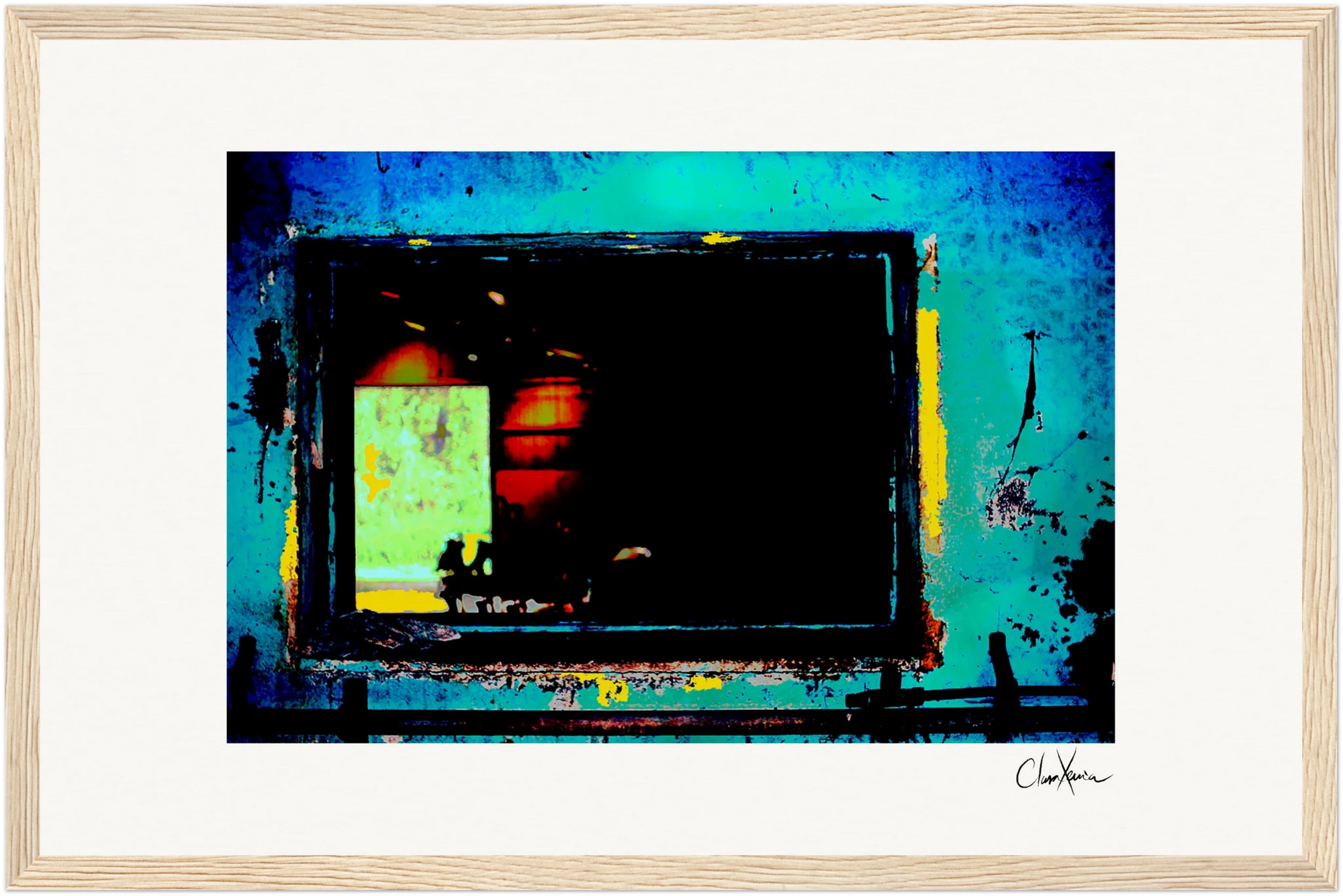Web of Colors Framed print 28x43 cm / XL (11x17″) Wood frame 29
