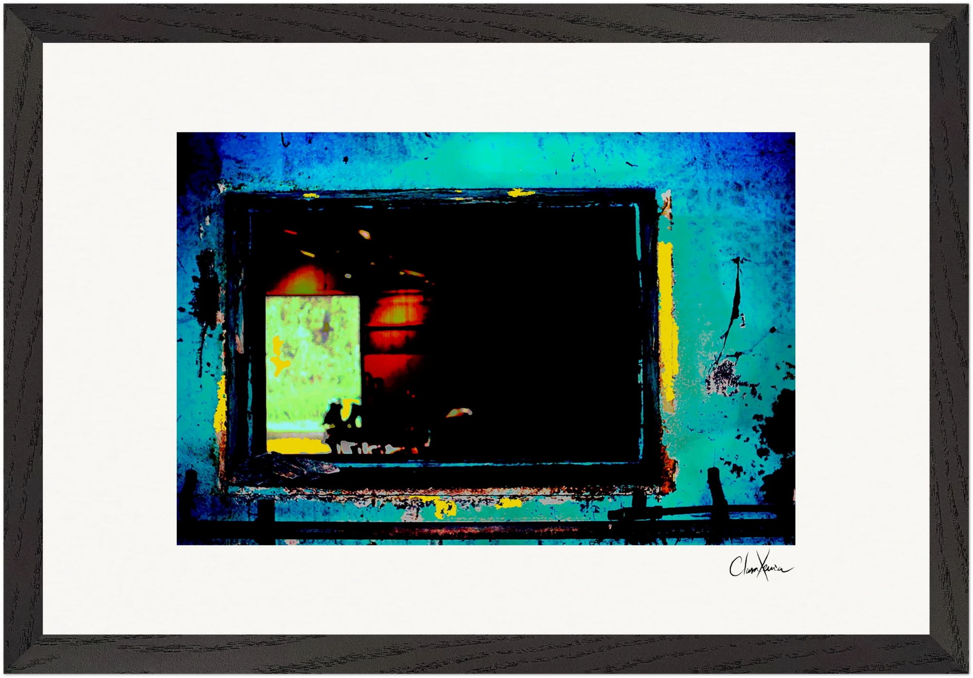 Web of Colors Framed print 30x40 cm / 12x16″ Black frame 47