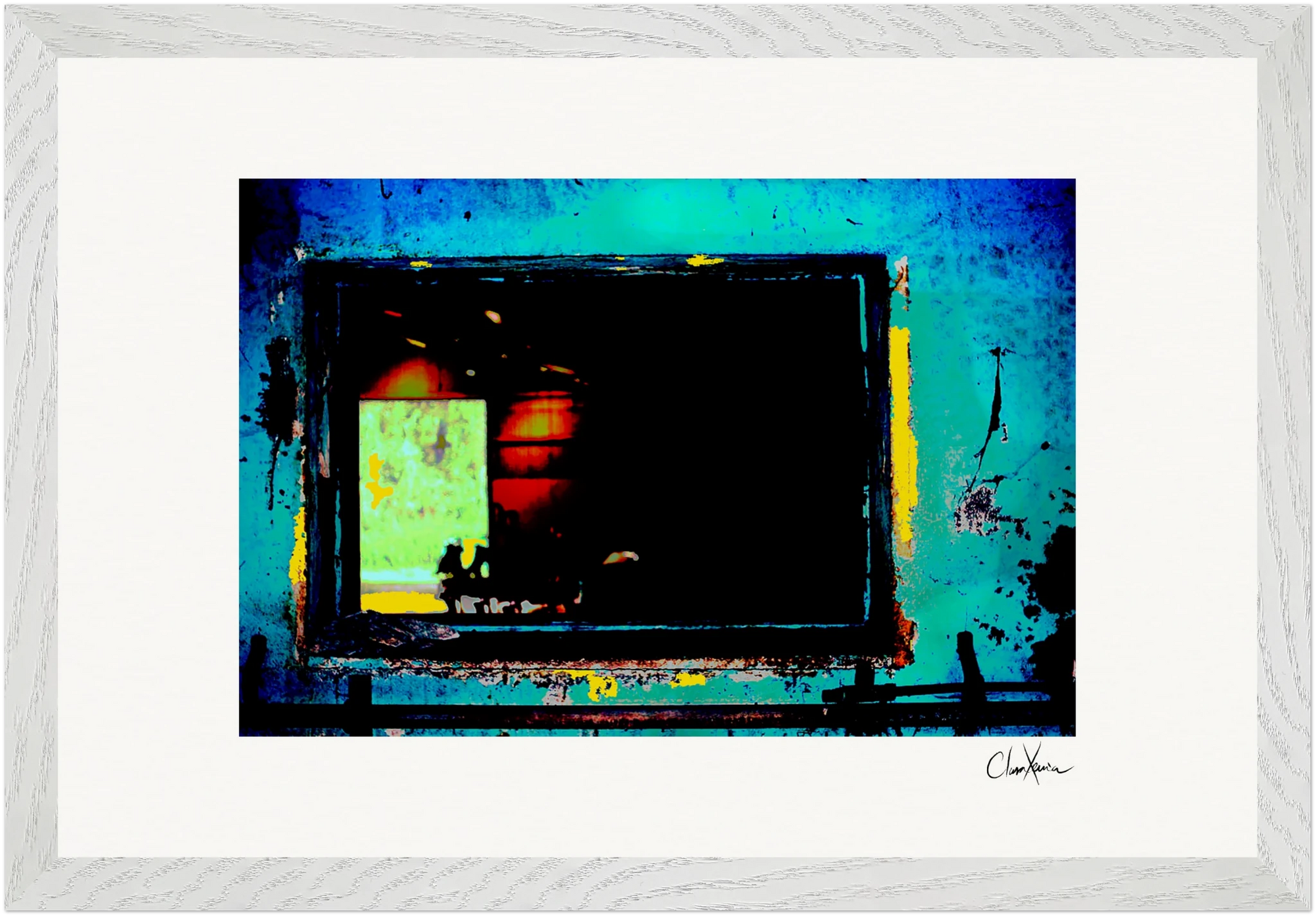 Web of Colors Framed print 30x40 cm / 12x16″ White frame 13