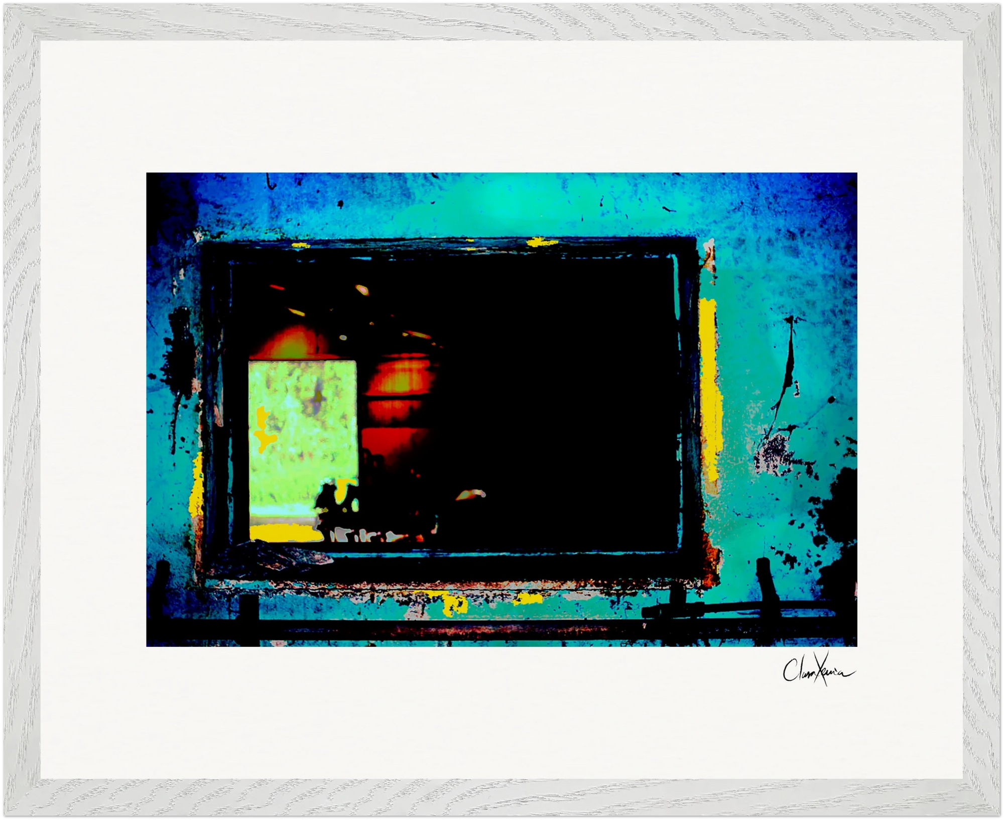 Web of Colors Framed print 30x45 cm / 12x18″ White frame 14