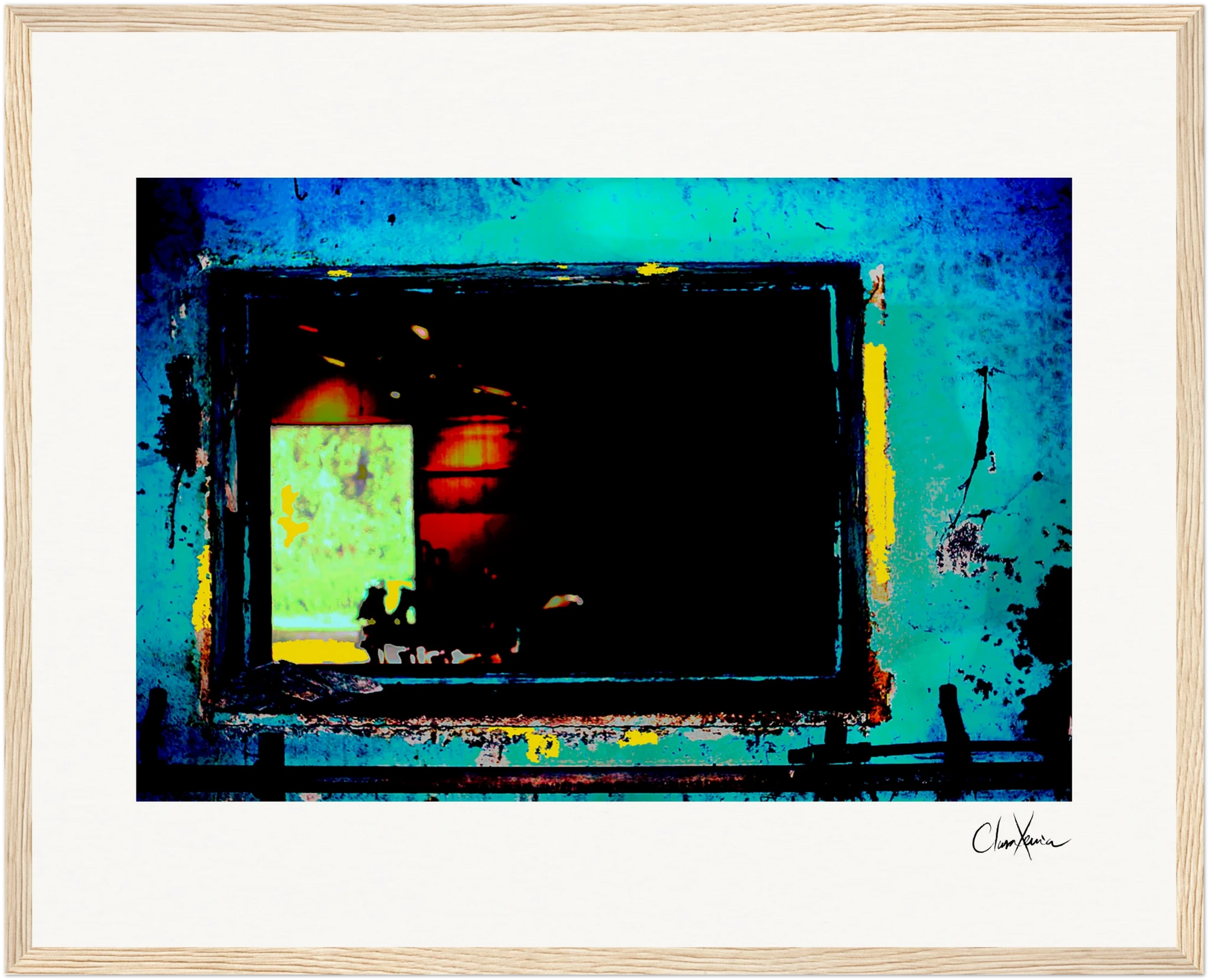 Web of Colors Framed print 30x45 cm / 12x18″ Wood frame 32