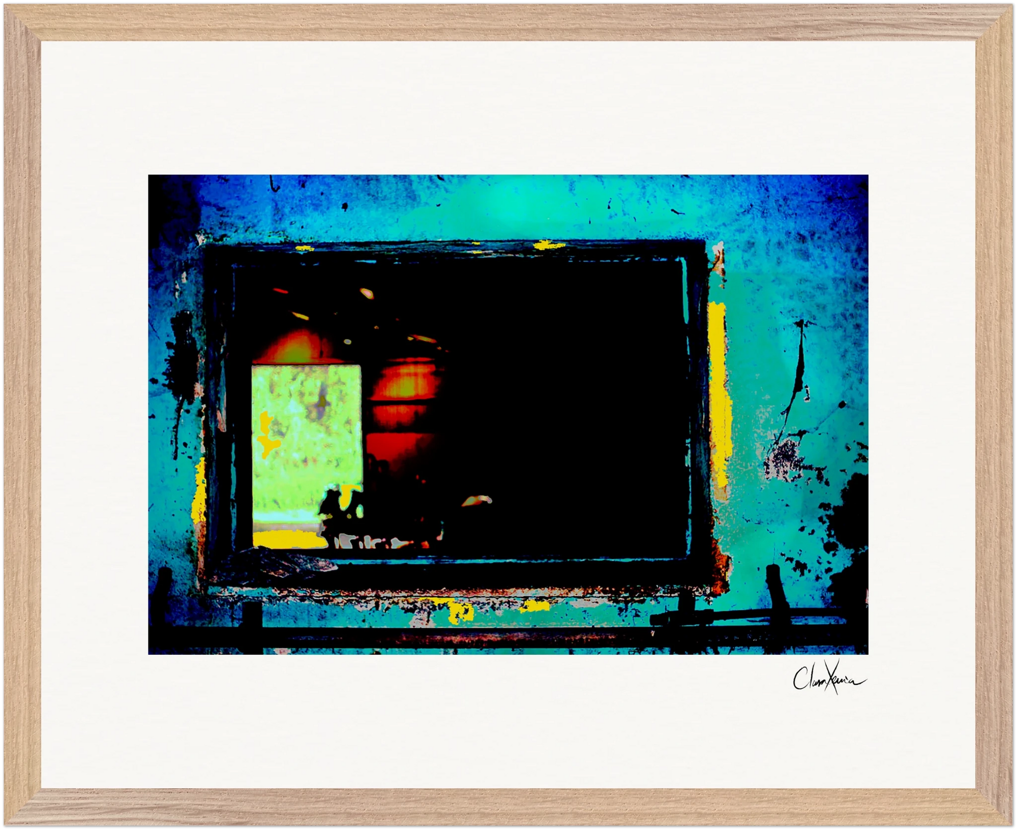 Web of Colors Framed print 30x45 cm / 12x18″ Wood frame 31