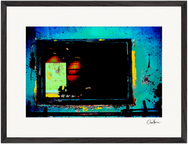 Web of Colors Framed print 40x50 cm / 16x20″ Black frame 49