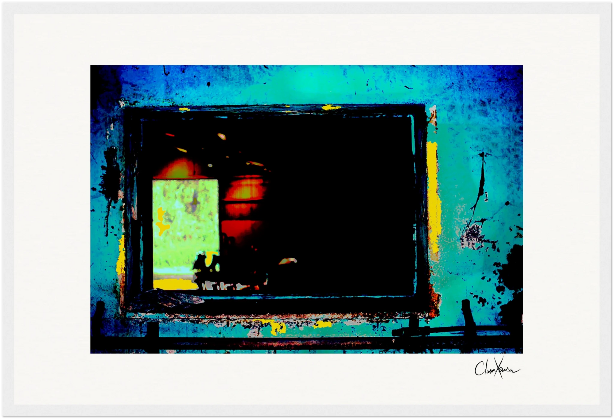 Web of Colors Framed print 40x50 cm / 16x20″ White frame 15