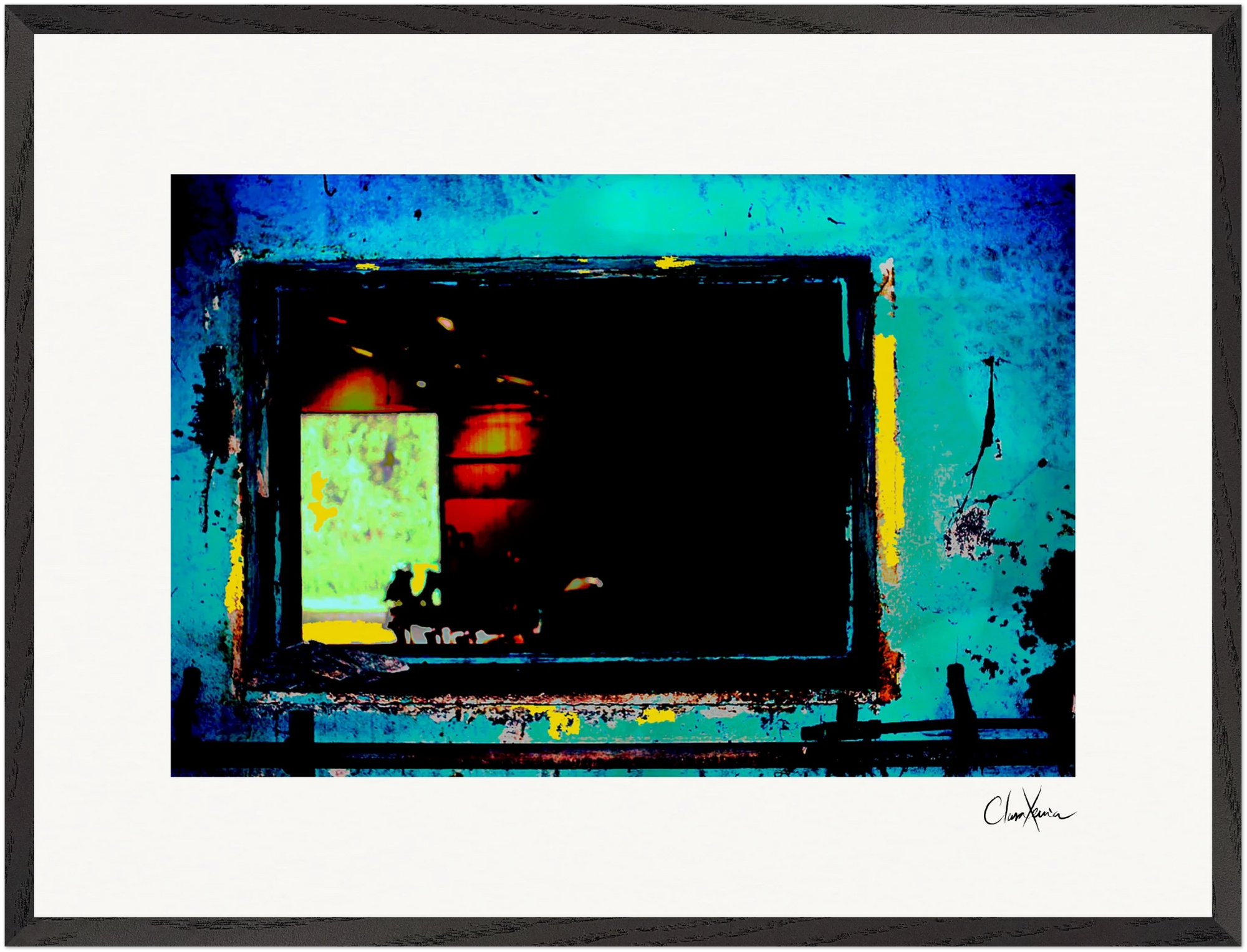 Web of Colors Framed print 45x60 cm / 18x24″ Black frame 51