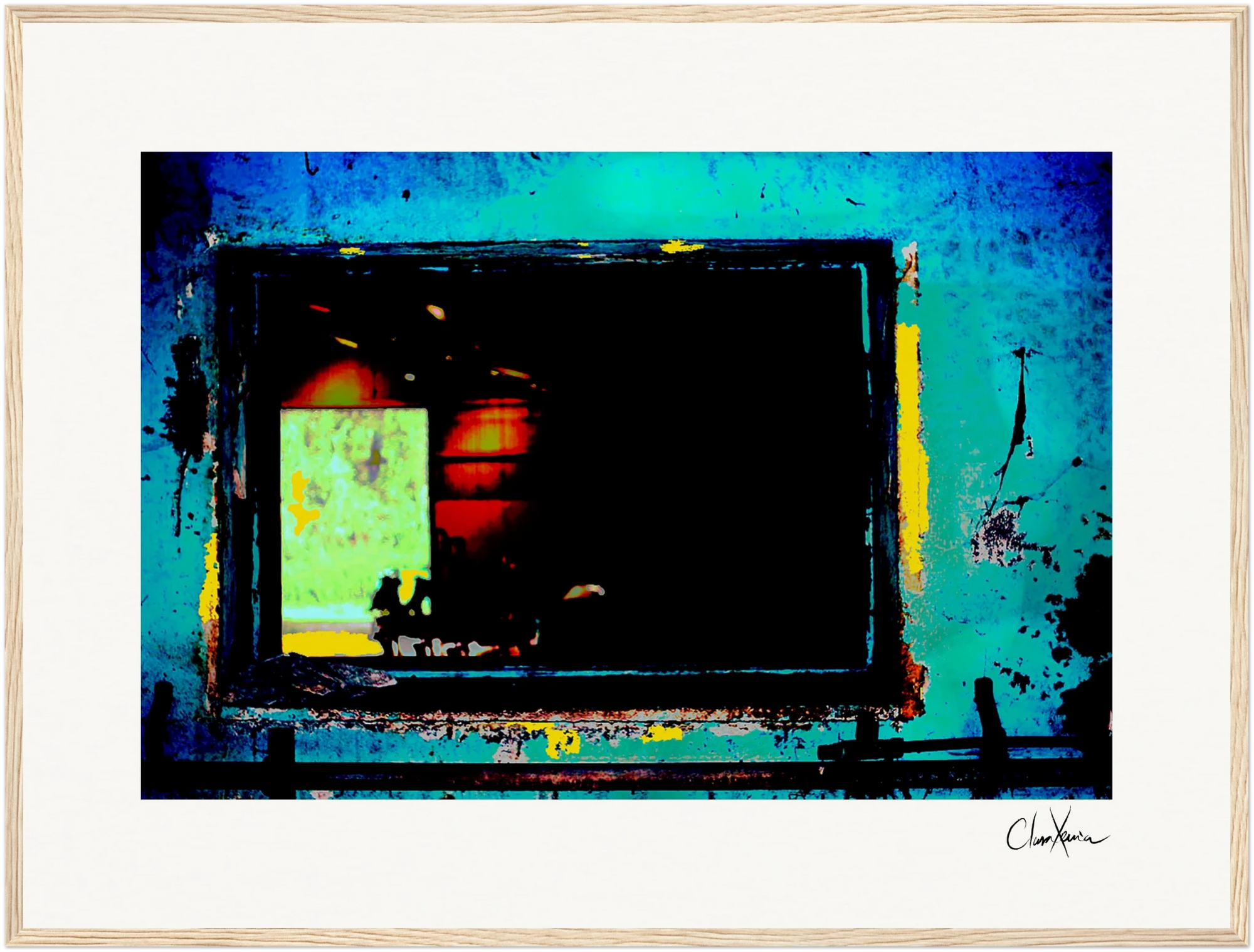 Web of Colors Framed print 45x60 cm / 18x24″ Wood frame 36