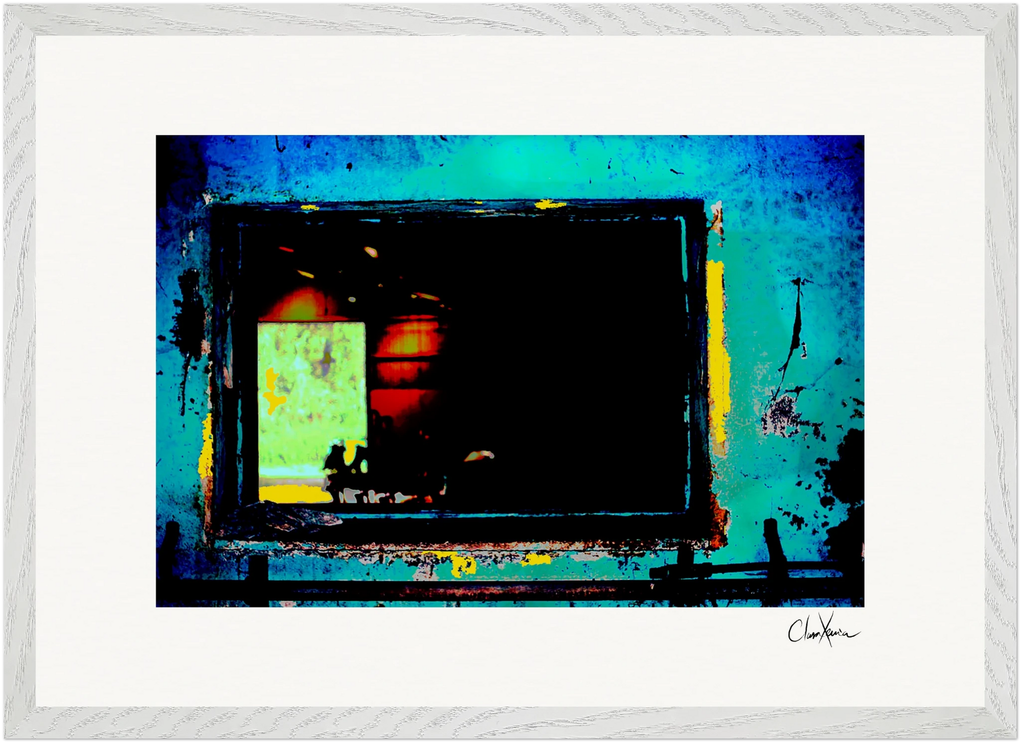 Web of Colors Framed print 60x90 cm / 24x36″ White frame 21