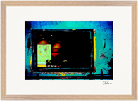 Web of Colors Framed print 70x100 cm / 28x40″ Wood frame 39