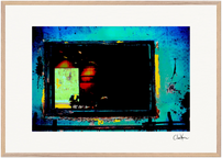 Web of Colors Framed print A1 (59.4 x 84.1 cm) Wood frame 36