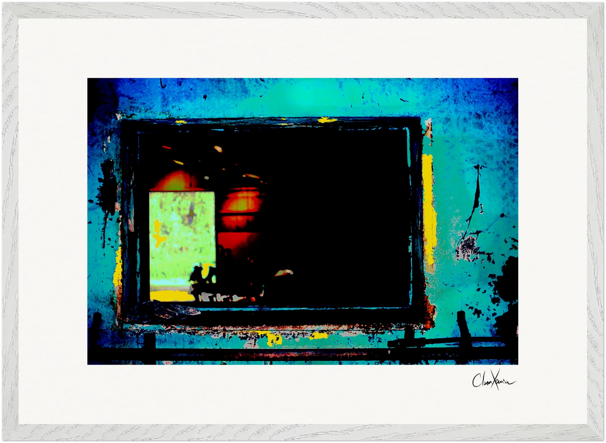 Web of Colors Framed print A2 (42 x 59.4 cm) White frame 16