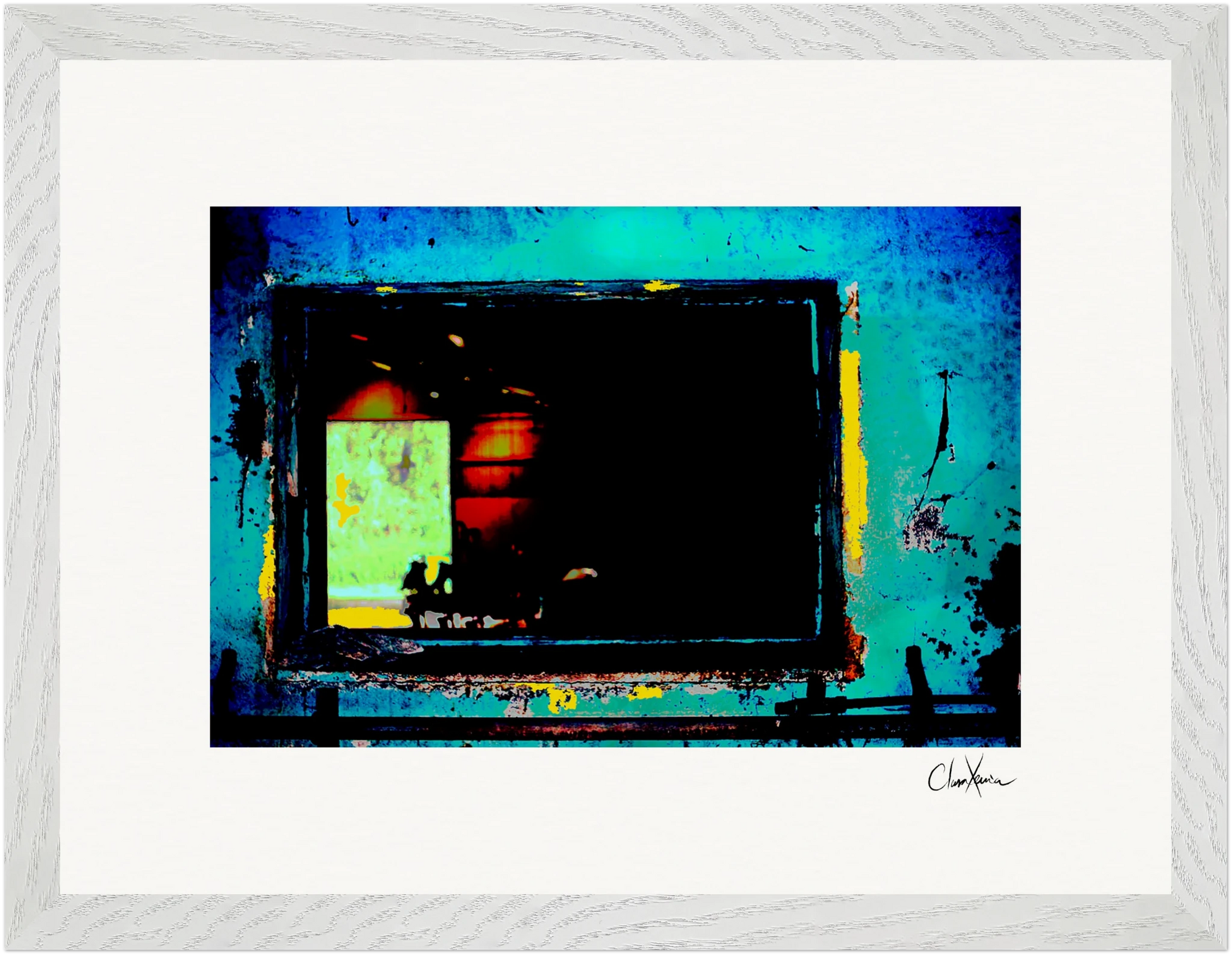 Web of Colors Framed print A3 (29.7 x 42 cm) White frame 12