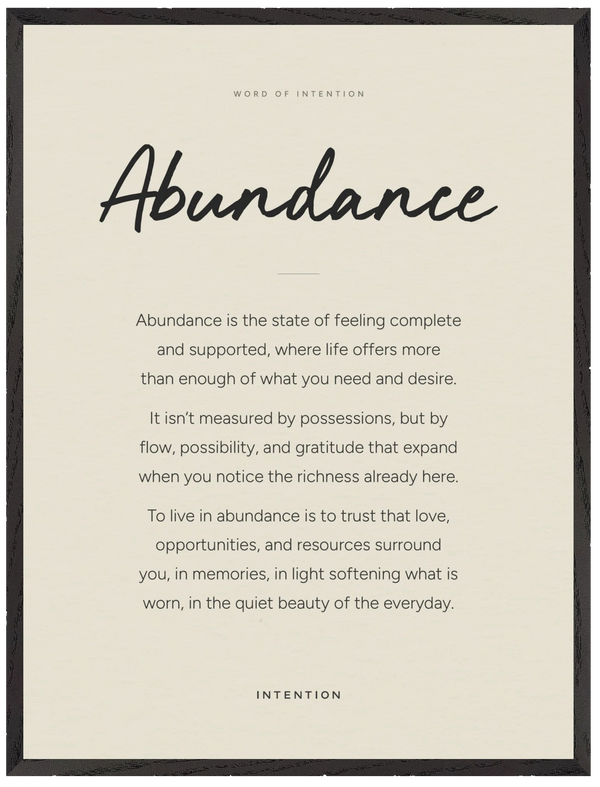 Abundance