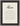 Alive Word of Intention Framed print 13x18 cm / 5x7″ Black frame Linen paper