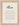 Alive Word of Intention Framed print 13x18 cm / 5x7″ Wood frame Linen paper