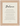 Balance Word of Intention Framed print 13x18 cm / 5x7″ Wood frame Linen paper