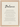 Balance Word of Intention Framed print 21x29.7 cm / 8x12" Wood frame Linen paper