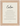 Calm Word of Intention Framed print 13x18 cm / 5x7″ Wood frame Linen paper