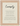 Curiosity Word of Intention Framed print 50x70 cm / 20x28″ Wood frame Linen paper