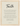 Faith Word of Intention Framed print A1 (59.4 x 84.1 cm) Wood frame Linen paper
