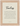 Fearless Word of Intention Framed print 50x70 cm / 20x28″ Wood frame Linen paper