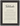 Fortitude Word of Intention Framed print 21x29.7 cm / 8x12" Black frame Linen paper