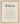 Fortitude Word of Intention Framed print 40x50 cm / 16x20″ Wood frame Linen paper