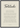 Fortitude Word of Intention Framed print A3 (29.7 x 42 cm) Black frame Linen paper