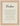 Freedom Word of Intention Framed print 13x18 cm / 5x7″ Wood frame Linen paper