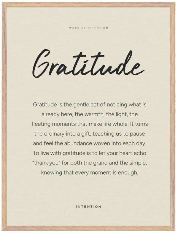 Gratitude