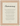 Harmonious Word of Intention Framed print 13x18 cm / 5x7″ Wood frame Linen paper