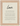 Love Word of Intention Framed print 13x18 cm / 5x7″ Wood frame Linen paper