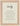 Lucky Word of Intention Framed print 50x70 cm / 20x28″ Wood frame Linen paper