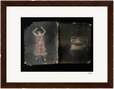 Never too Late Framed print 15x20 cm / 6x8″ Dark wood frame