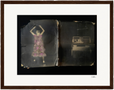 Never too Late Framed print 27x35 cm / 11x14″ Dark wood frame