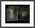 Never too Late Framed print 27x35 cm / 11x14″ Black frame
