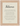 Patience Word of Intention Framed print 13x18 cm / 5x7″ Wood frame Linen paper