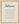 Patience Word of Intention Framed print 40x50 cm / 16x20″ Wood frame Linen paper