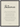 Patience Word of Intention Framed print A2 (42 x 59.4 cm) Black frame Linen paper