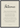 Patience Word of Intention Framed print A3 (29.7 x 42 cm) Black frame Linen paper