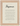 Presence Word of Intention Framed print A3 (29.7 x 42 cm) Wood frame Linen paper