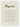 Presence Word of Intention Framed print 21x29.7 cm / 8x12" White frame Linen paper