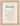 Serenity Word of Intention Framed print 13x18 cm / 5x7″ Wood frame Linen paper